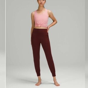 Lululemon Athletica Red Merlot Align Joggers